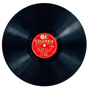Gene Krupa I Don’t Want To Be Loved 10in Shellac 78 RPM Columbia 36862